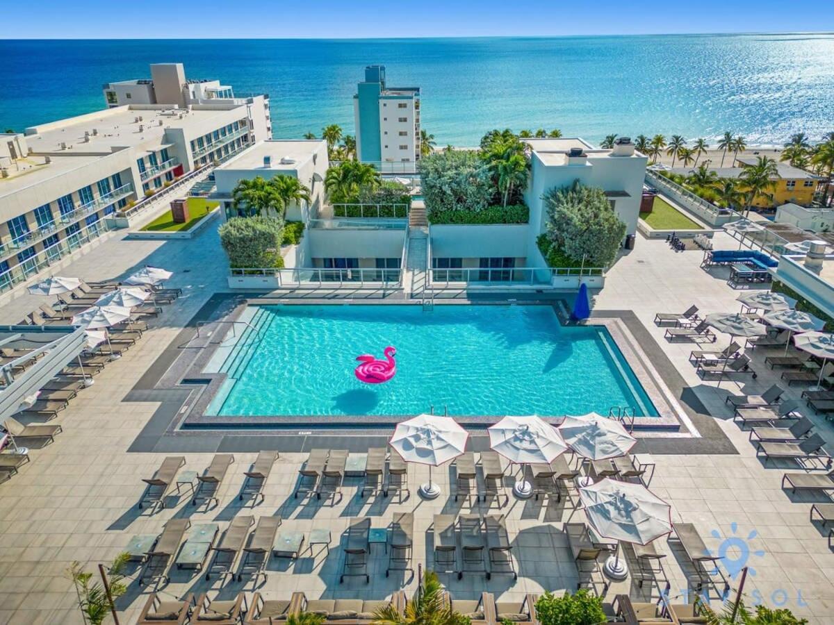Lovely Apartment - Hollywood Beach - Rooftop Pool Exterior photo